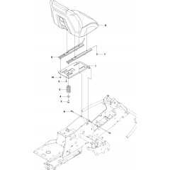 Seat Assembly for Husqvarna R316