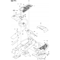 Cover Assembly for R318 Riders