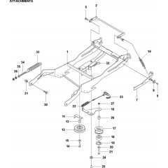 Husqvarna R318 X Attachments