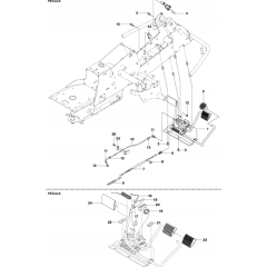 Pedals Assembly for R318 X