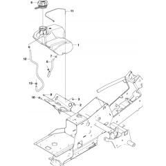 Fuel System for Husqvarna R332T