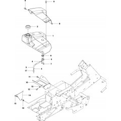 Fuel System for Husqvarna R418 Ts