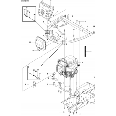 Engine Assembly for Husqvarna R418