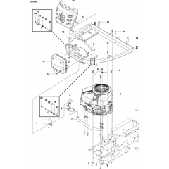 Engine Assembly for Husqvarna