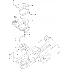 Fuel System for Husqvarna R422 Ts