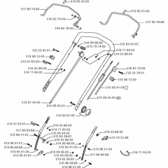 Handle & Controls for Husqvarna R50 S
