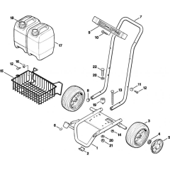 Chassis for Stihl RB 220 K