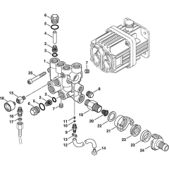 Valve Block for Stihl RB 302