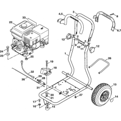 Chassis for Stihl RB 402
