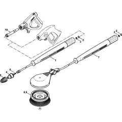 Rotary Nozzle & Brush for Stihl
