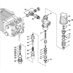 Valve Block for Stihl RB 402
