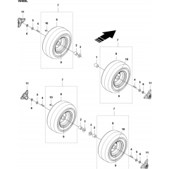 Wheels and Tires for Husqvarna
