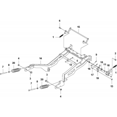 Frame Assembly for Husqvarna RC 320Ts