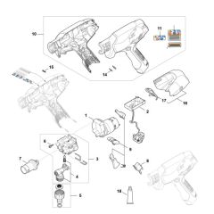 Stihl RCA20 Main Assembly