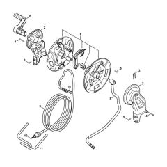 Hose Reel Assembly for Stihl