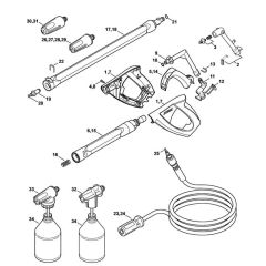 Spray Gun Assembly for Stihl