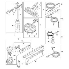 Stihl RE 129 PLUS Accessories