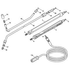 Spray Lance for Stihl RE 129 PLUS