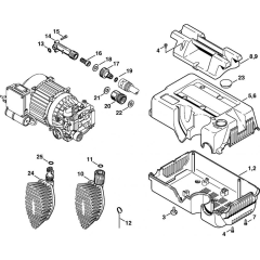 Shroud for Stihl Pressure Washers