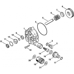 Pump Housing for Stihl RE 105 K