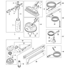 Stihl RE 110 PLUS Accessories