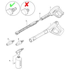 Spray Lance for Stihl RE 110 PLUS