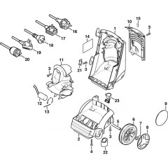 Chassis & Cable for Stihl RE 117