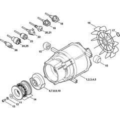 Electric Motor & Cable for Stihl
