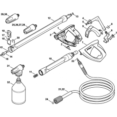 Spray Gun & Lance for Stihl