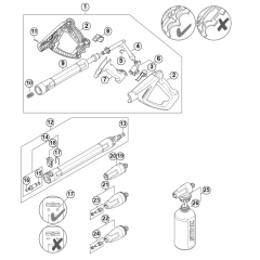 Spray Gun & Lance for Stihl RE 130