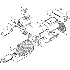Motor & Switch Box for Stihl