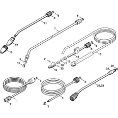 Stihl RE 140 K & RE 160 K Accessories