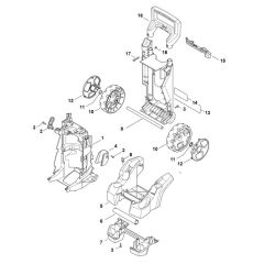 Chassis Assembly for Stihl RE 140 PLUS