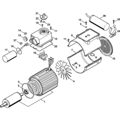 Electric Motor & Switch Box