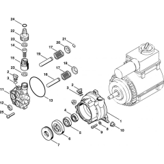 Pump for Stihl RE 141 K