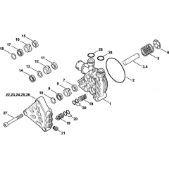 Pump Valve Block for Stihl