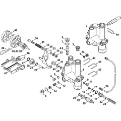 Regulation Valve Block for Stihl