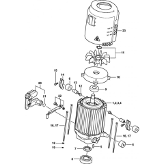 Electric Motor Assembly for Stihl
