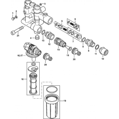 Valve Block for Stihl RE 232