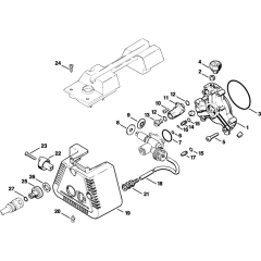 Pump Cover Assembly for Stihl