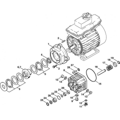 Drive Housing & Pump Assembly