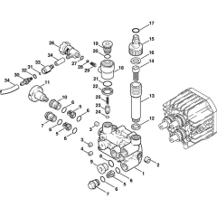Valve Block Assembly for Stihl