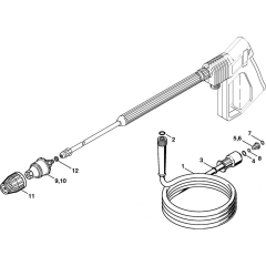 Hose & Rotordüse for Stihl RE