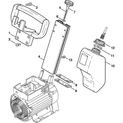 Handlebar & Container Assembly