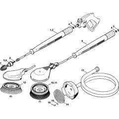 Rotory Nozzle & Brush