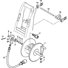 Hose Reel Assembly for Stihl