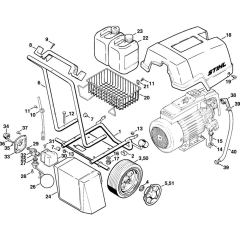 Chassis Assembly for Stihl Washers