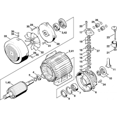 Motor & Pump Housing Assembly
