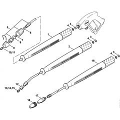 Spray Lance Assembly for Stihl