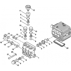 Valve Block Assembly for Stihl